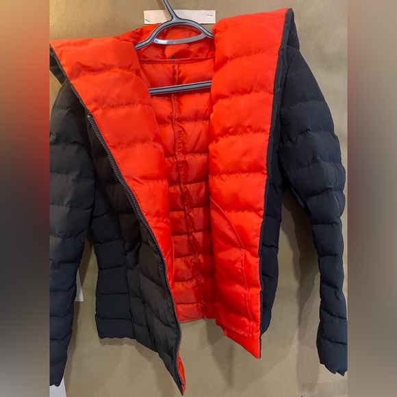 French Connection Puffer Jacket Red/Black XS/SMALL - Picture 3 of 3